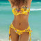 Bikini women gathered suspenders - ROUTINE FASHION